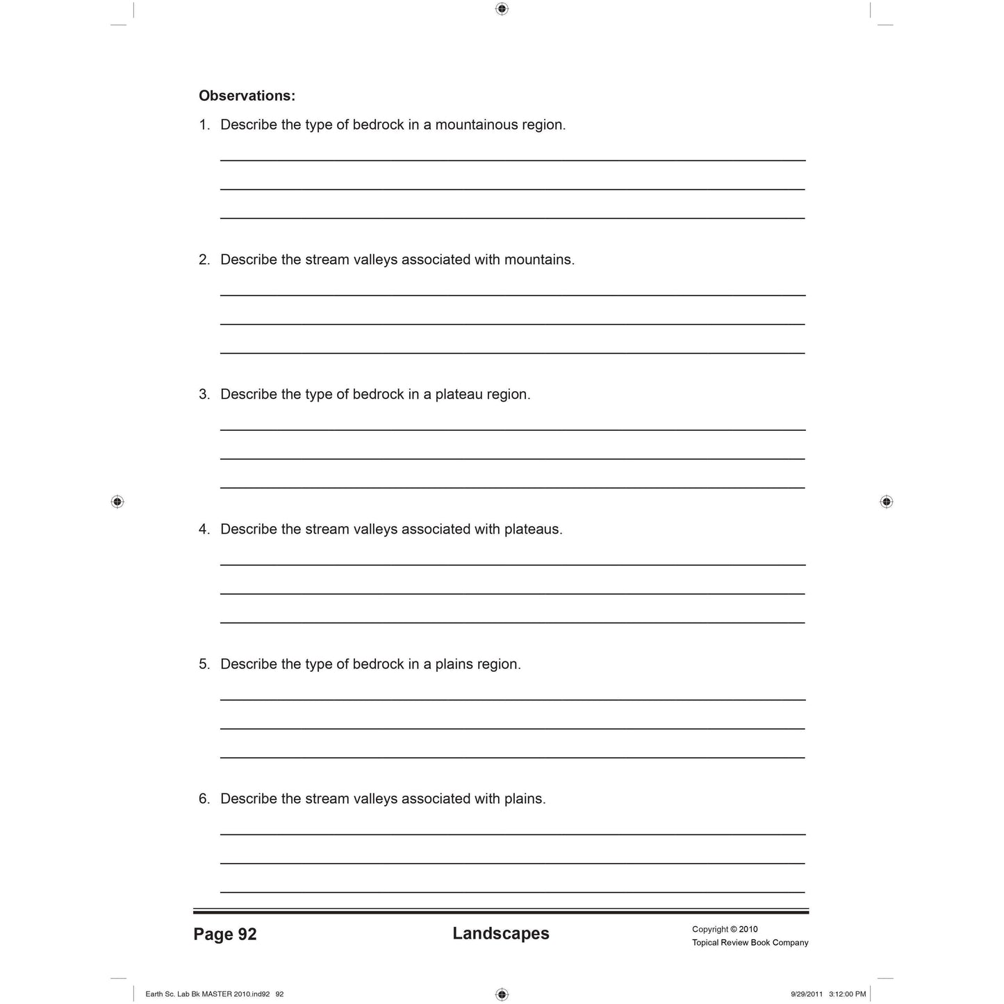 Earth Science Investigations - 3rd Edition
