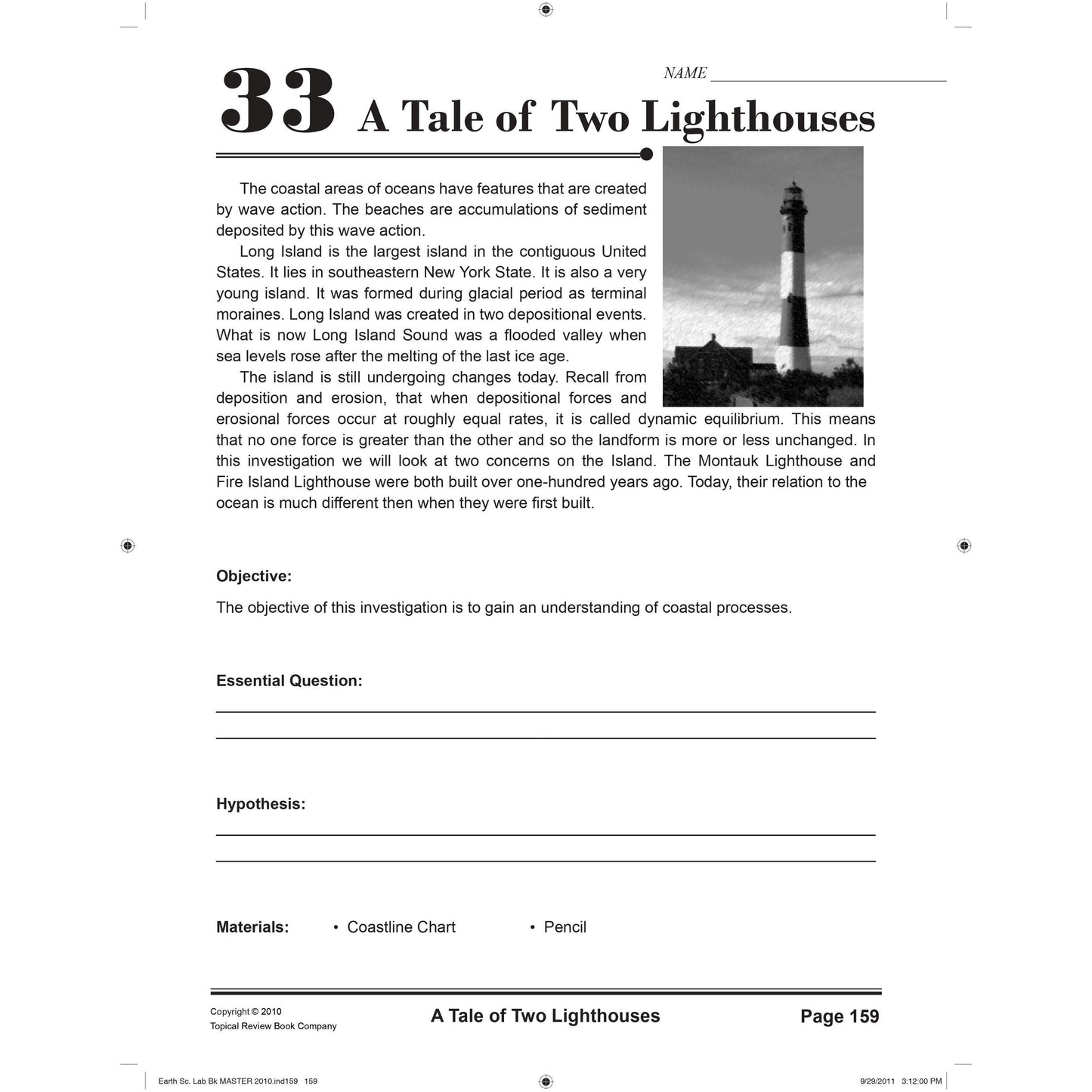 Earth Science Investigations - 3rd Edition