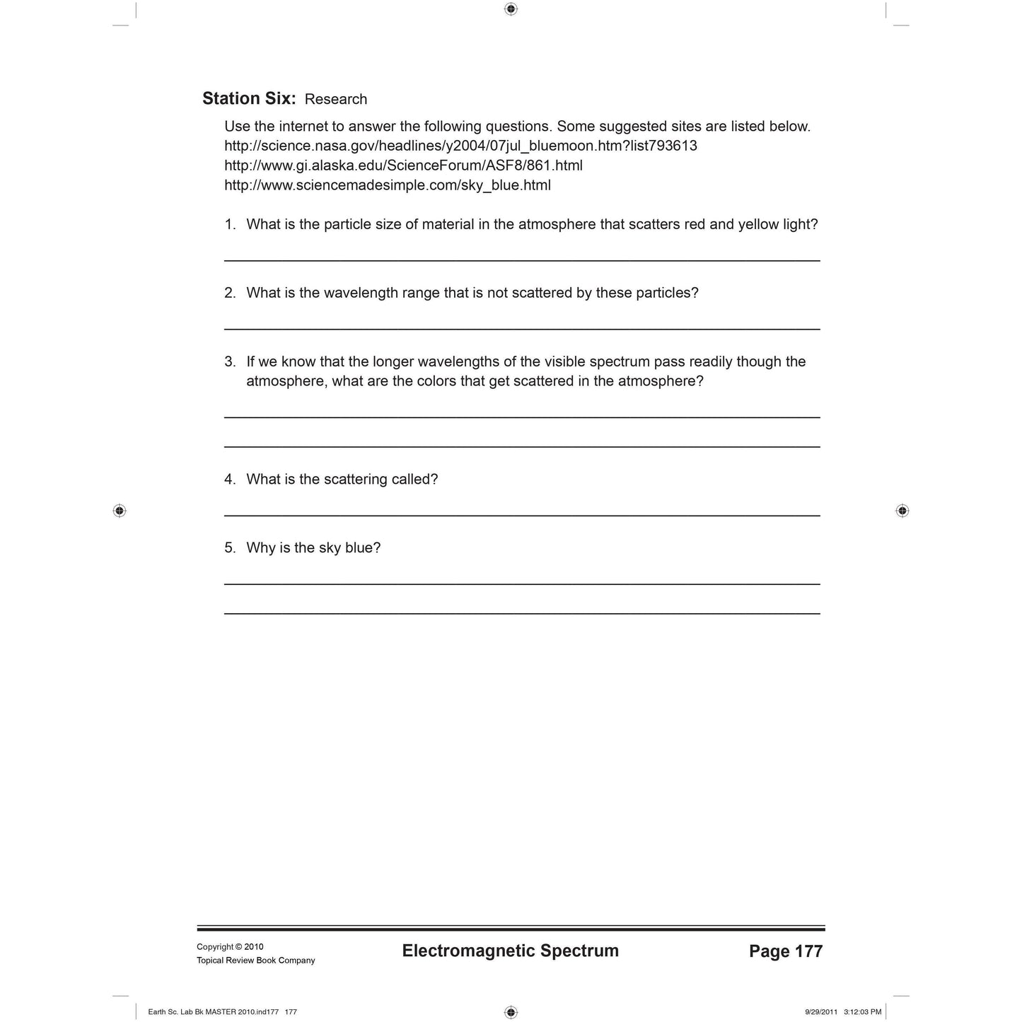 Earth Science Investigations - 3rd Edition