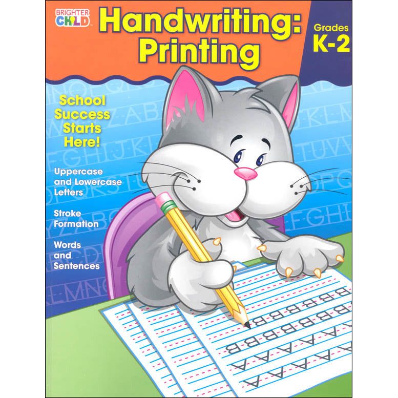 Handwriting: Printing (Brighter Child Workbook)