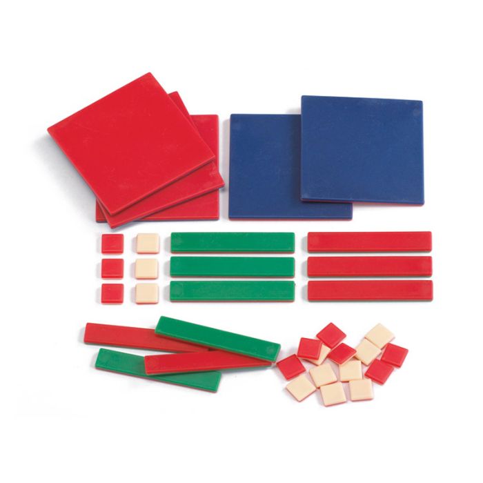 Algebra Tiles, Plastic, 35 pcs