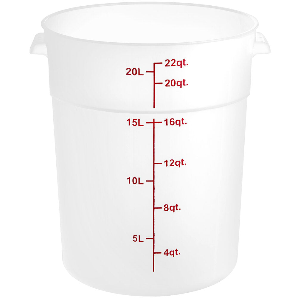 BUCKET: PLASTIC, 5 GAL, NO COVER