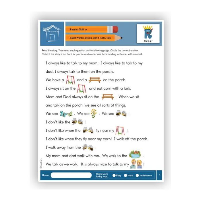 Homework Book – Level Three