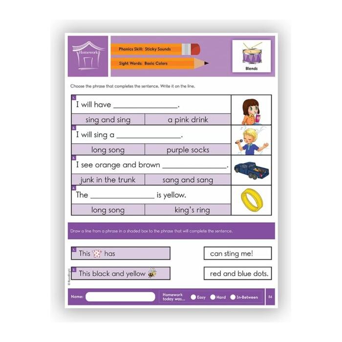 Homework Book – Level One