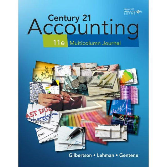 Multicolumn Accounting Journal Textbook