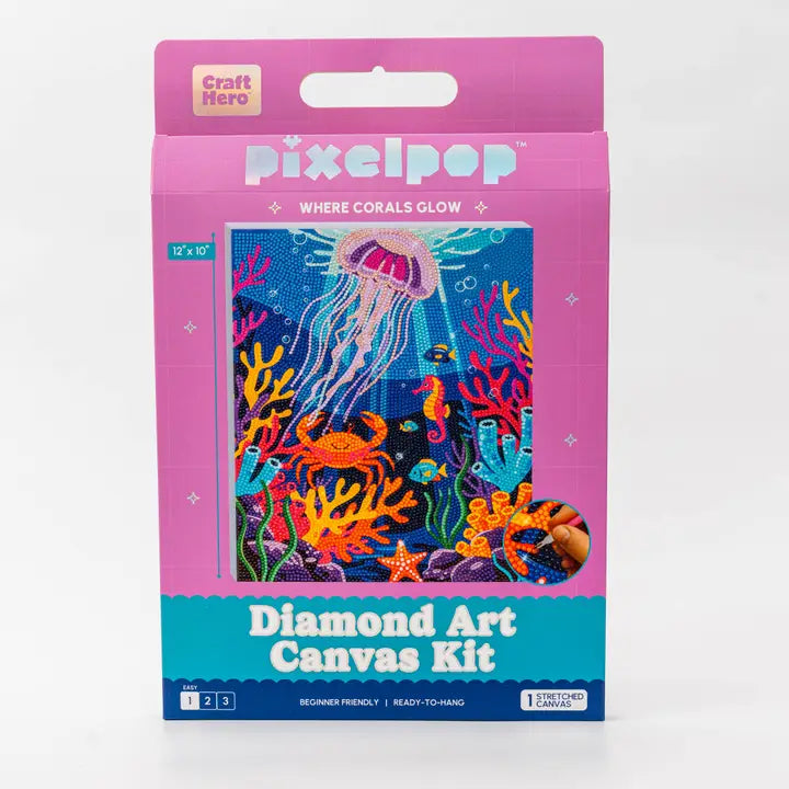 Pixelpop Diamond Art — Reset Edition - Where Corals Glow