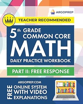 5th Grade Common Core Math: Daily Practice Workbook