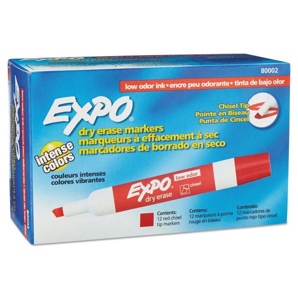 Expo Markers- 12 Pack-Red