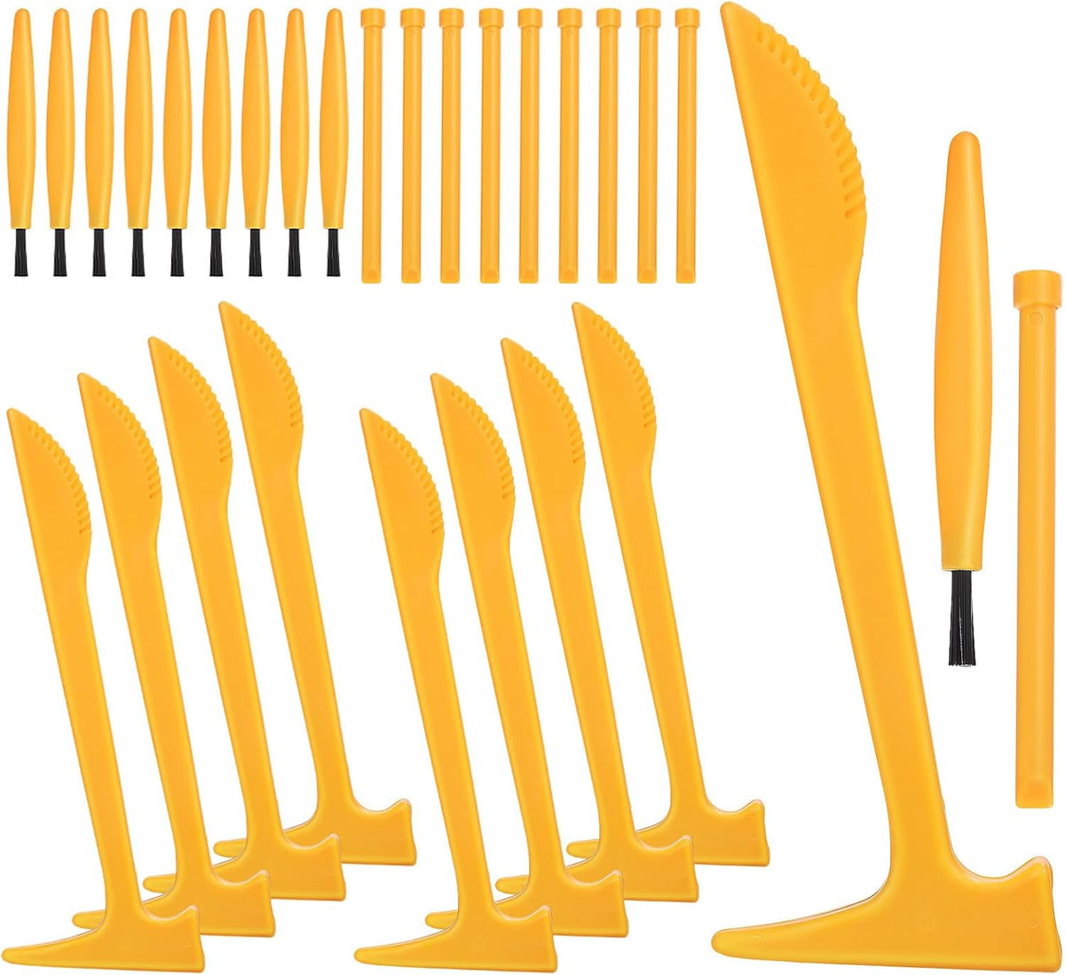 TOOLS: Digging, Excavation, Hammer, Chisel, Brush Set