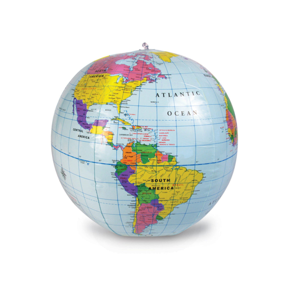 GLOBE: World, Inflatable, 12"