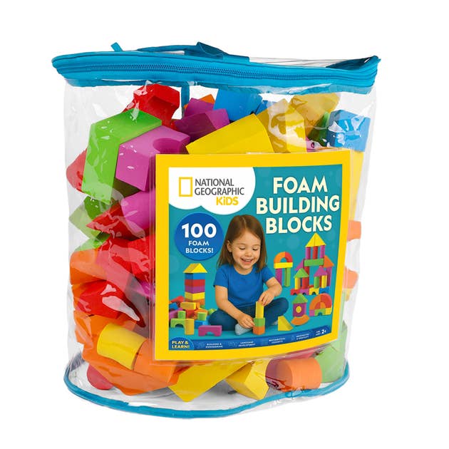 BLOCKS: building blocks, foam, 100+ pieces