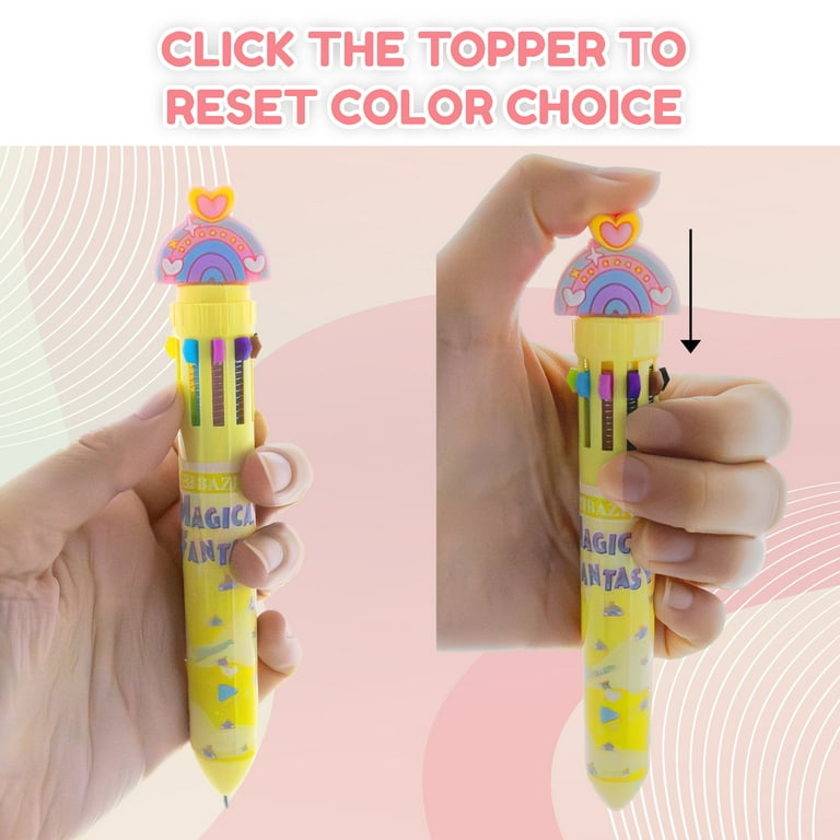 BAZIC 10-Color Ballpoint Pen