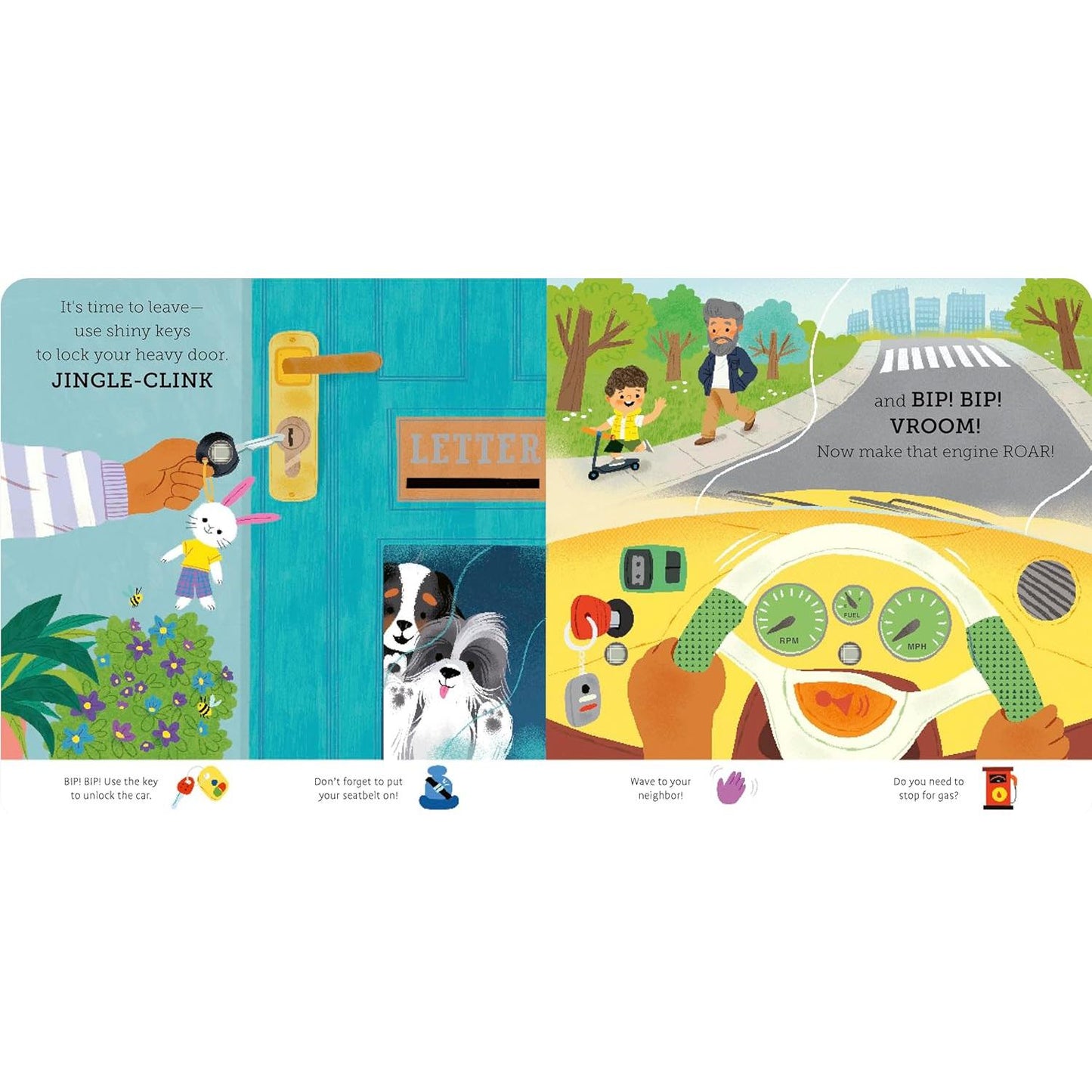My Busy Noisy Day: Play and Pretend with 26 Sound Buttons! - Board Book