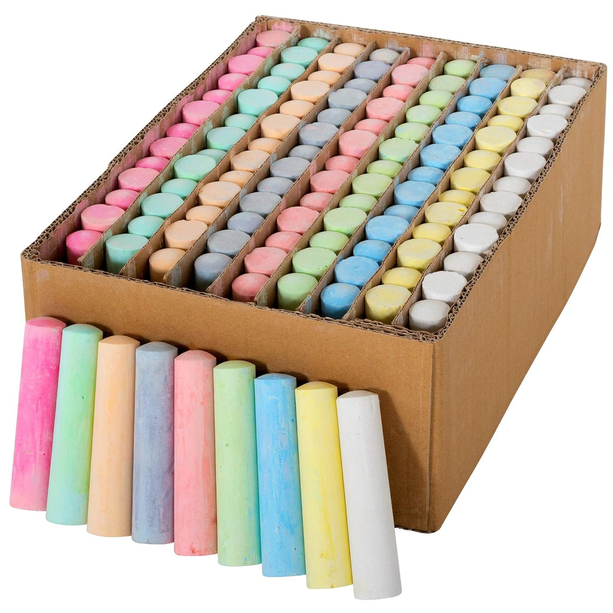 CHALK: Sidewalk, 126 sticks, Asst Colors
