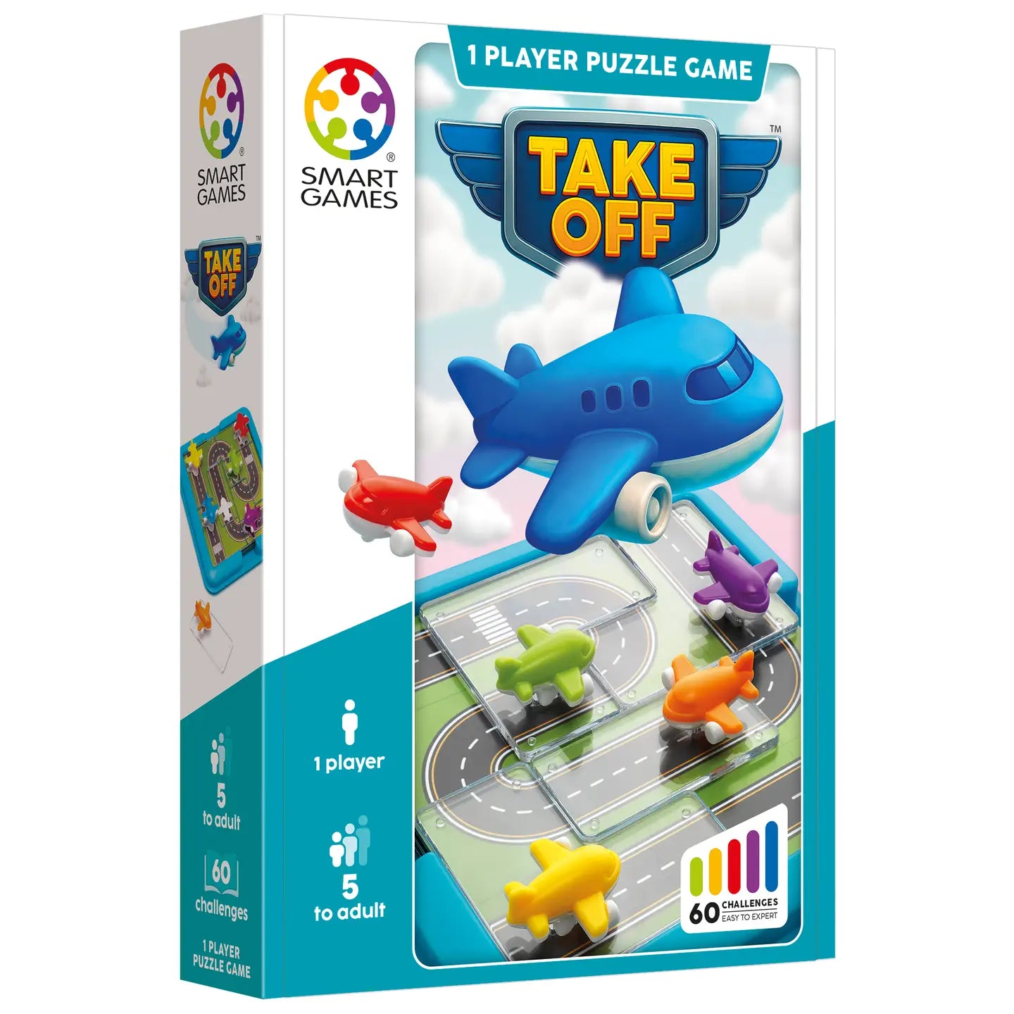 Smartgames Take Off - Aviation Logic Travel Game Ages 5+