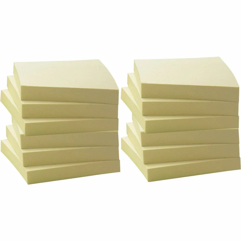 SELF STICK NOTES, Yellow, 3x3, pad