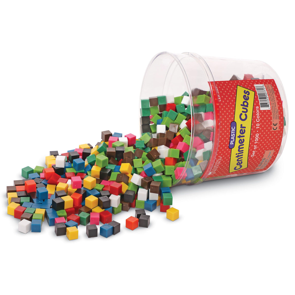 CUBES: plastic, assorted, centimeter, ST/1000