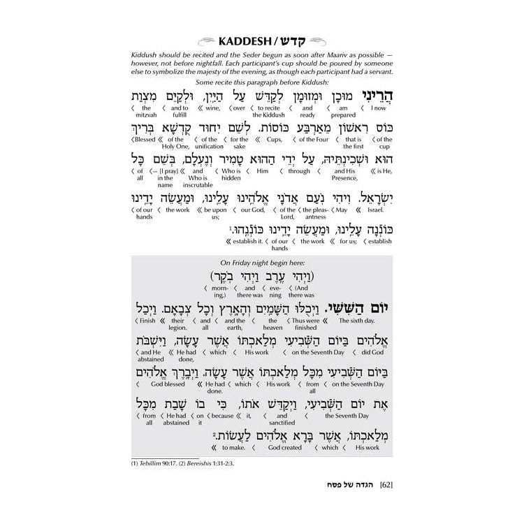 Reb Meilech on the Haggadah
