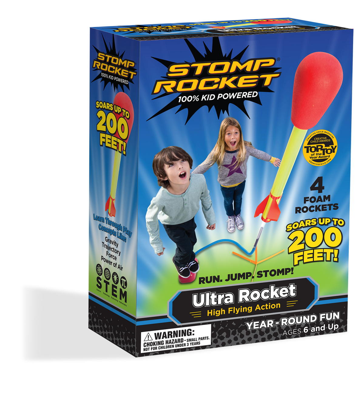 ROCKET: Ultra Stomp (blast pad, hose, stand & 4 rockets)
