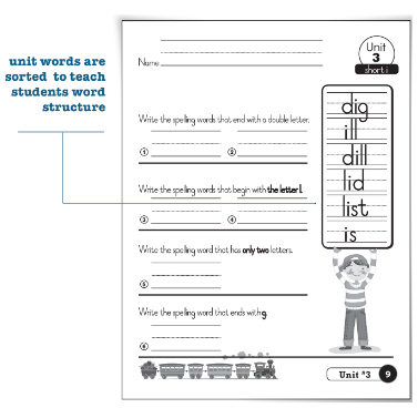 My Spelling Book - Level A