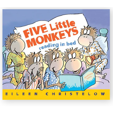 Five Little Monkeys Reading in Bed
