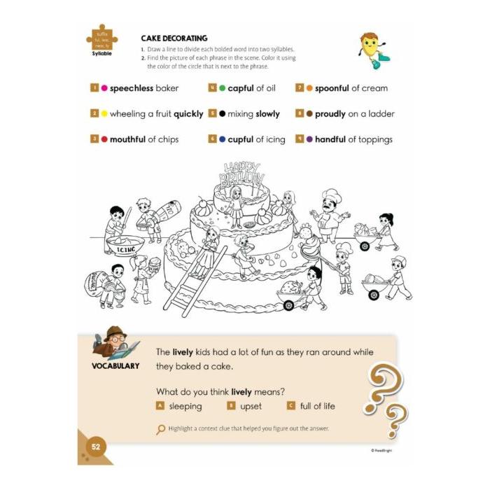 Book 4 Phonics Reader - Syllable Division