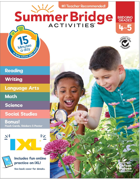 Summer Bridge Activities 4 to 5 UPDATED