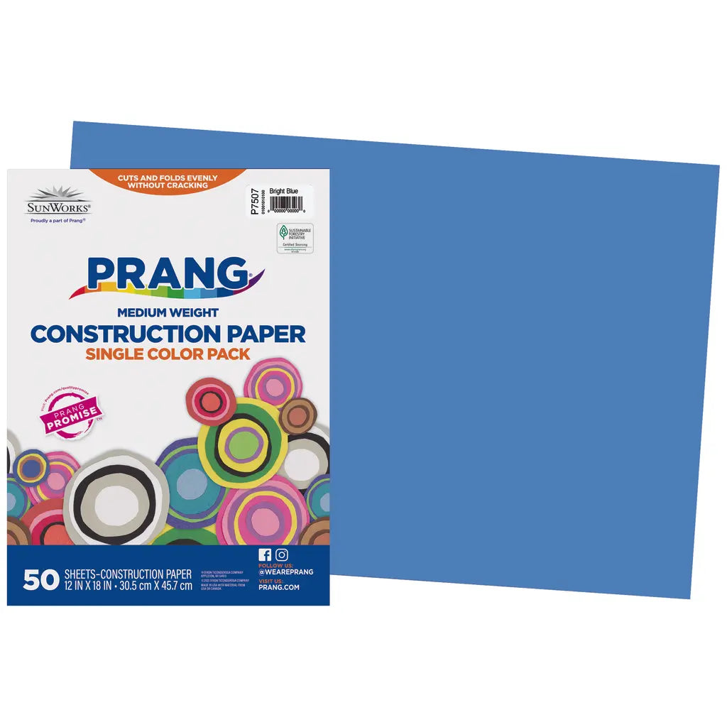 PAPER: Constr, Black, 12 x 18, 50/pk
