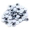 Wiggle Eyes, Round , Assorted Sizes, Black