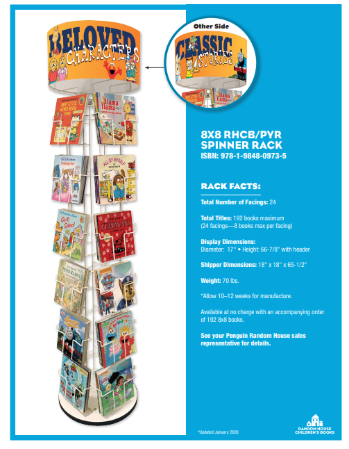 8X8 RHCB/PYR SPINNER RACK