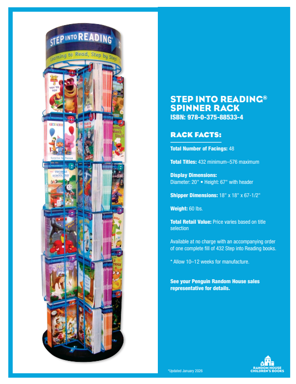 STEP INTO READING® SPINNER RACK