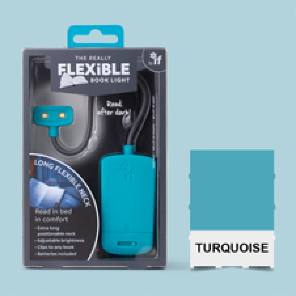 TURQUOISE - FLEXIBLE BOOK LIGHT