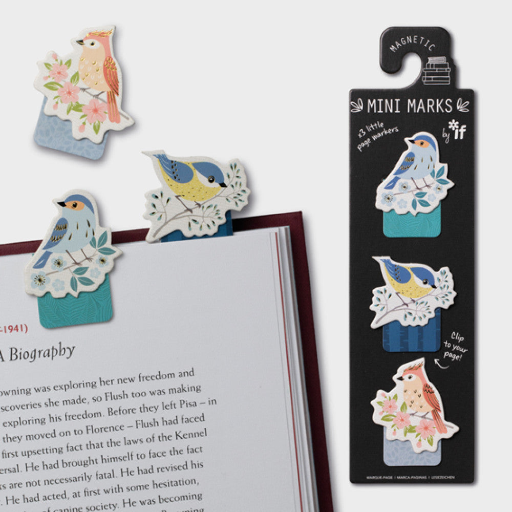BIRDS - MAGNETIC MINI MARKS BY IF