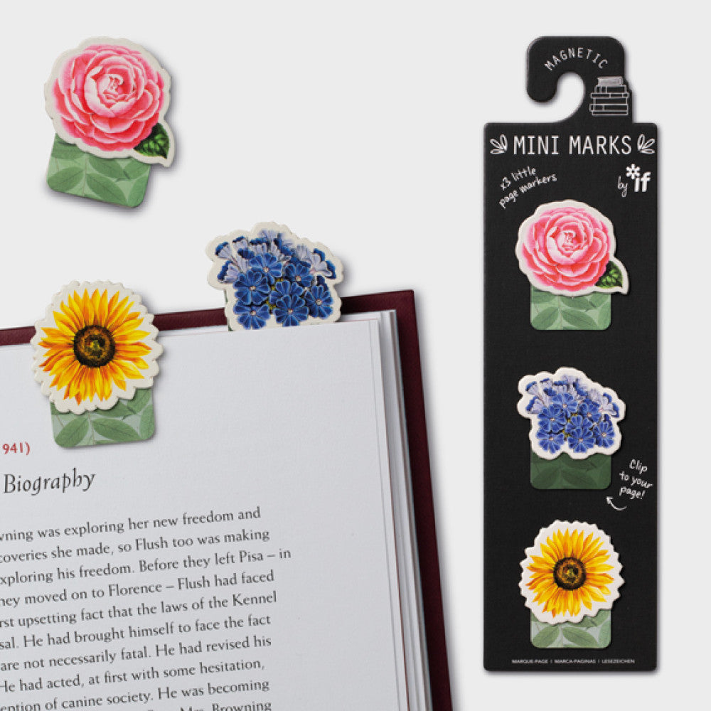 FLOWERS - MAGNETIC MINI MARKS BY IF