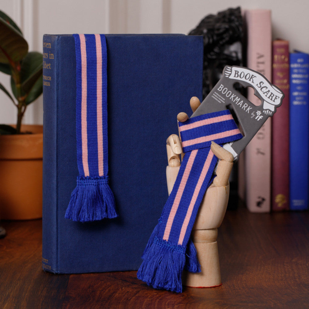 BLUE & PINK - BOOK SCARF