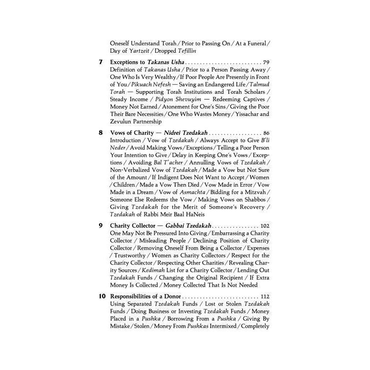 The Laws of Tzedakah and Maaser