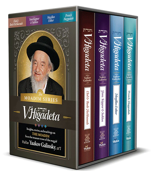 V'Higadeta-The Moadim Series - 4 Volume Set