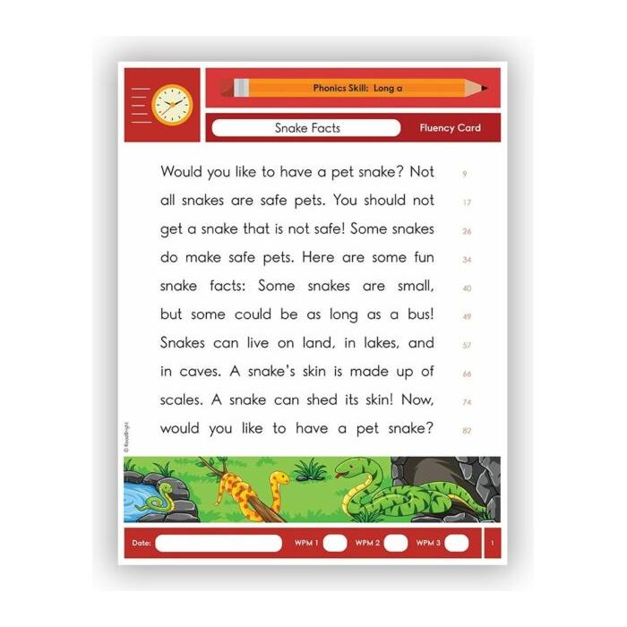 My Reading Fluency Booklet - Level 2