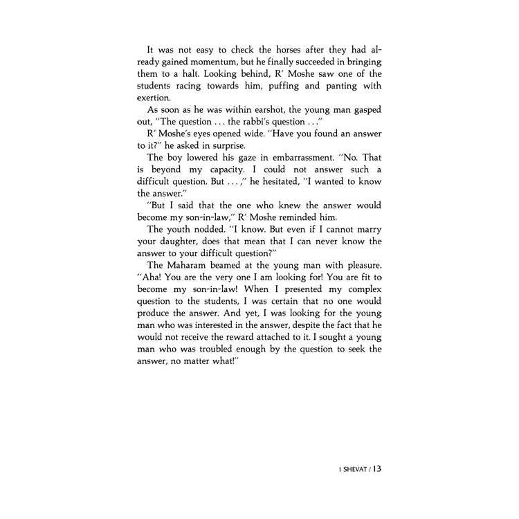 A Story A Day #3: Shevat-Adar