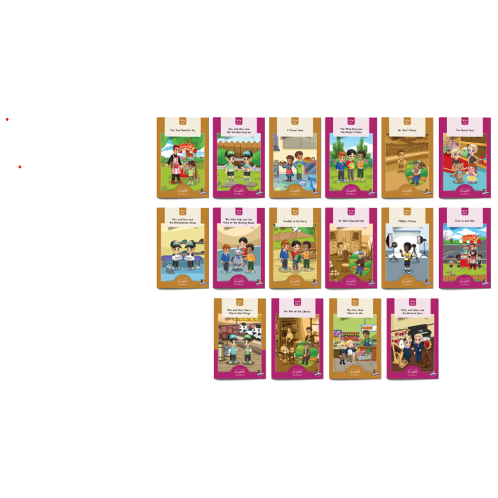Book 4 Decodable Readers (Set of 16 stories)