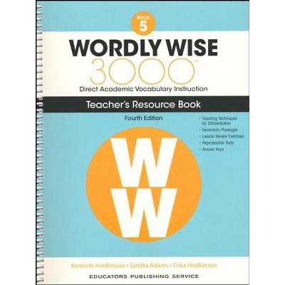 Wordly Wise 3000 Book 5 Teacher's Guide