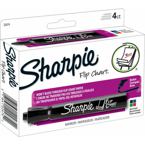 Sharpie® Flip Chart Markers, 4-color set