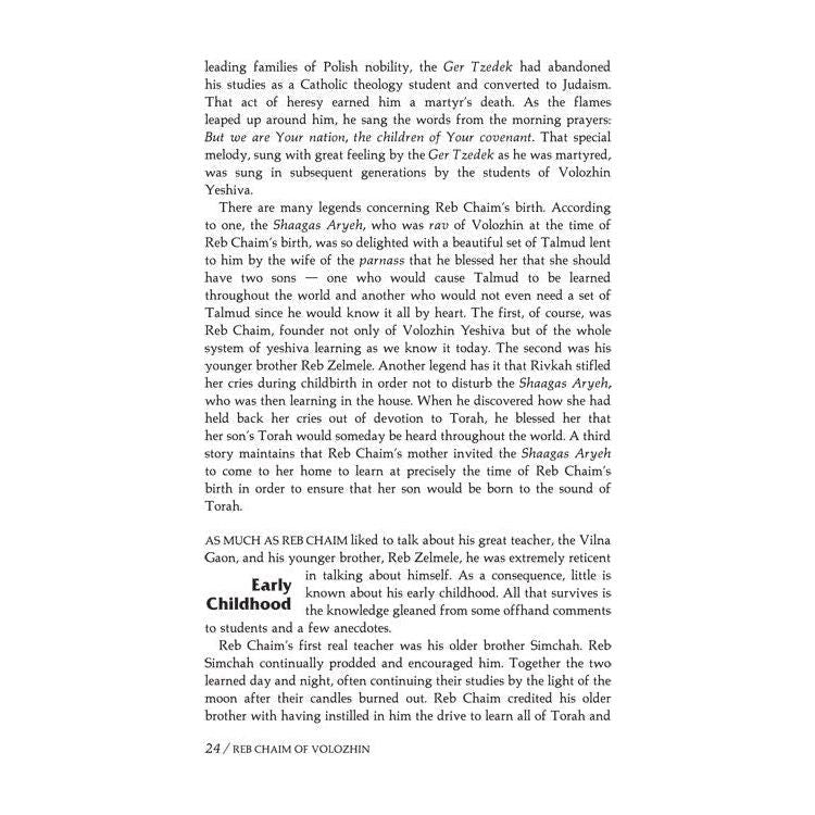 Reb Chaim Of Volozhin