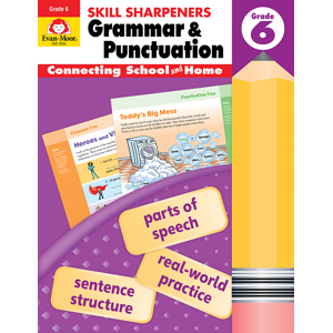 Skill Sharpeners: Grammar & Punctuation, Grade 6 - Activity Book