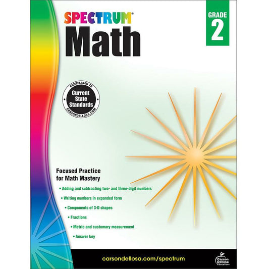 Spectrum Math Grade 2