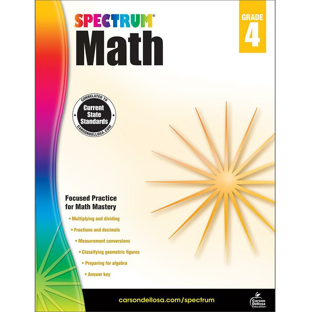 Spectrum Math Grade 4
