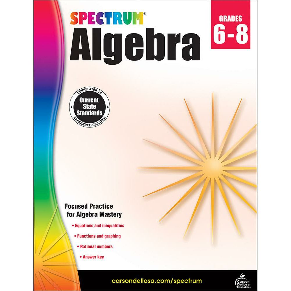 Spectrum Algebra Grades 6-8