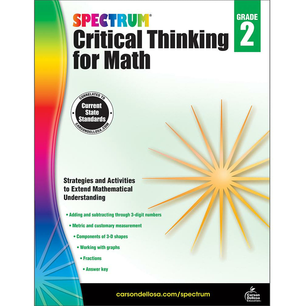 Spectrum Critical Thinking for Math Grade 2