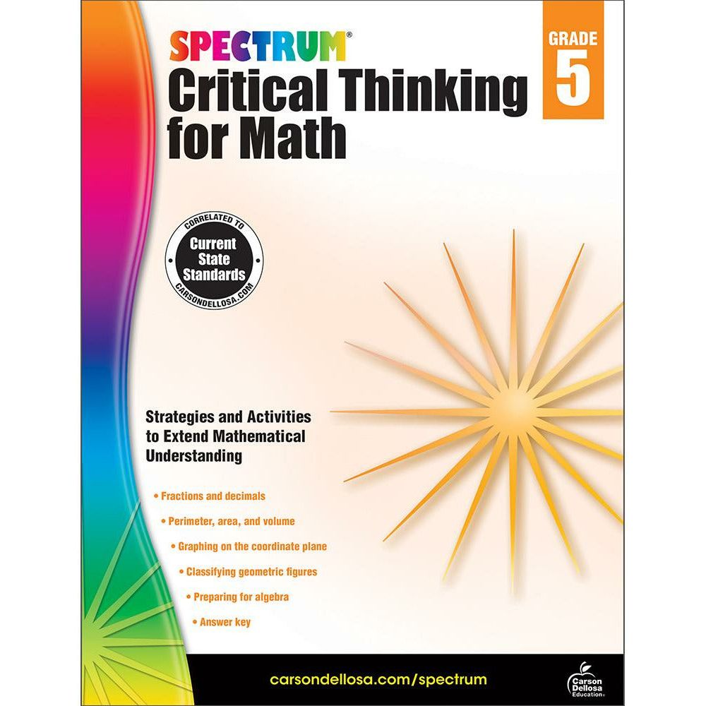 Spectrum Critical Thinking for Math Grade 5