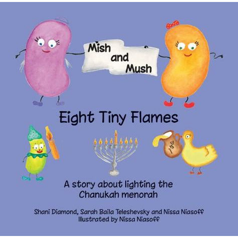 Mish & Mush 8 Tiny Flames (Lavender) - Feldheim - Menucha Classroom Solutions